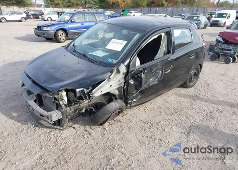 2021 Mitsubishi Mirage Carbonite Edition/Es/Le from USA, damaged, VIN ML32AUHJ6MH000881